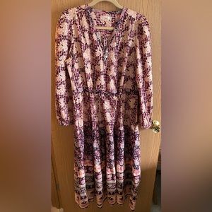 Faherty Size M Maxi Bohemian dress